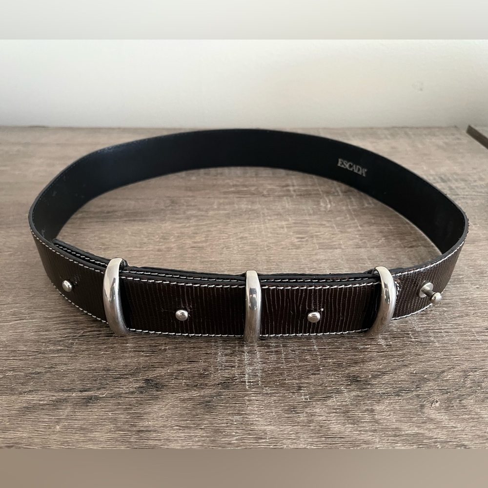 Escada Adjustable Brown Belt NWOT